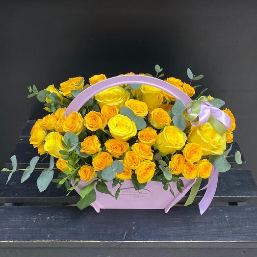 Cesta de flores
