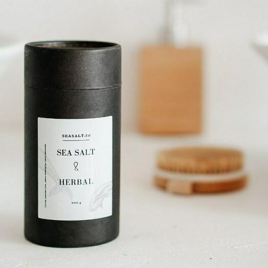 Соль для ванны "HERBAL" с травами и эфирными маслами (подарок девушке, женщине, жене, маме, коллеге) (василек)