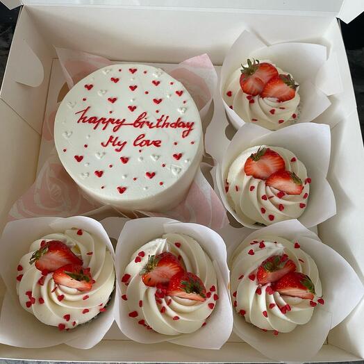 Бенто набор с клубникой