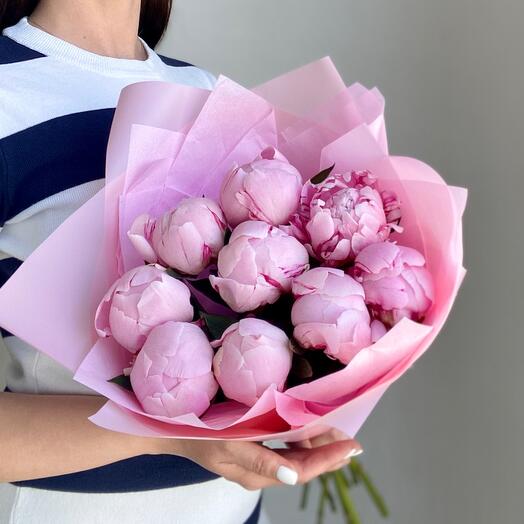 Peonies 9 peonies bouquet