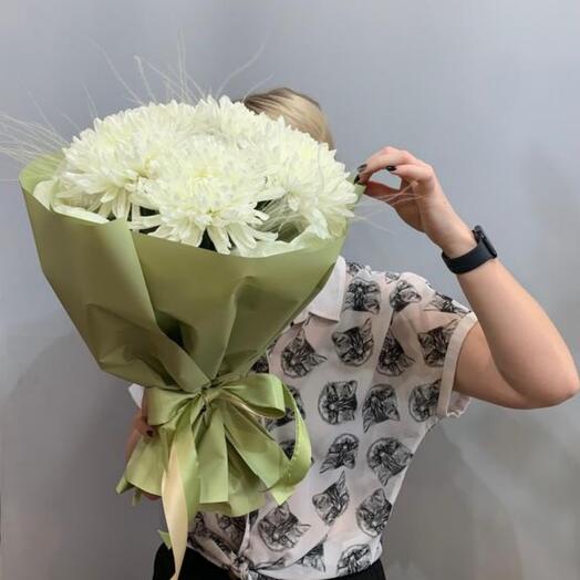 Monobucket made of single-headed chrysanthemum sotra "Antonov"