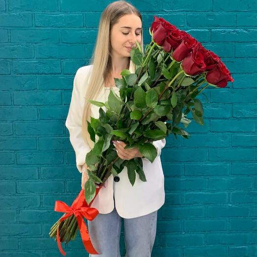 Ramo de rosas rojas de 25 metros