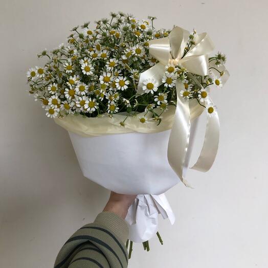 Букет из кустовых ромашек