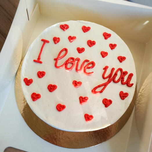 Бенто-торт 1кг "I love you"