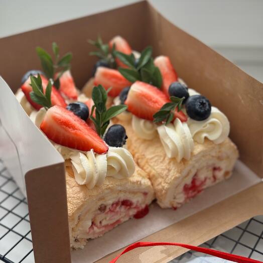 Меренговый рулет