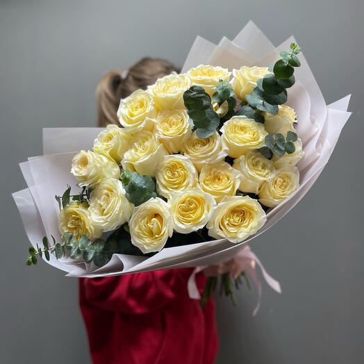 Сливочные розы 25
