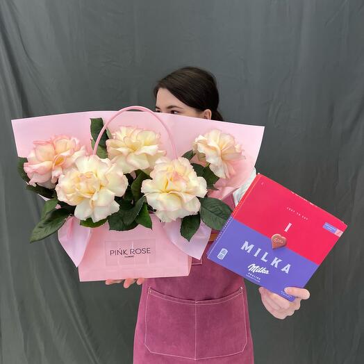 Сумочка роз + милка 💝