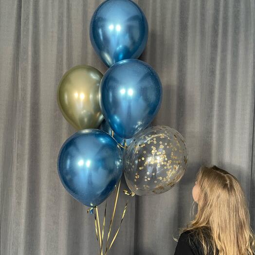 Сет Babl party из 6 гелиевых шаров
