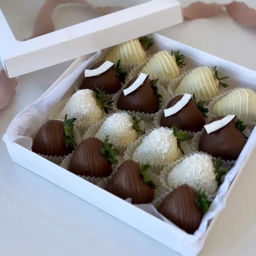 Клубника в шоколаде 16 шт