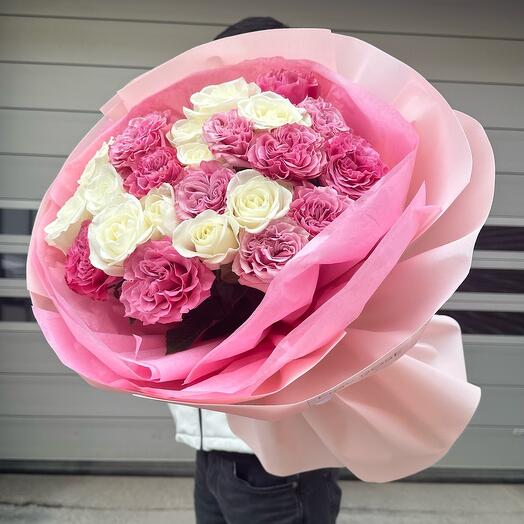 25 роз в букете