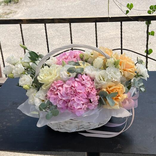Корзина с цветами🌺
