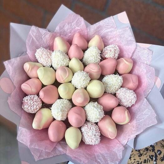 Букет из клубники ,клубничный букет