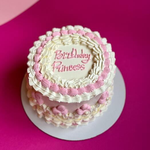 Торт в стиле ламбет "Birthday princess" в подарок
