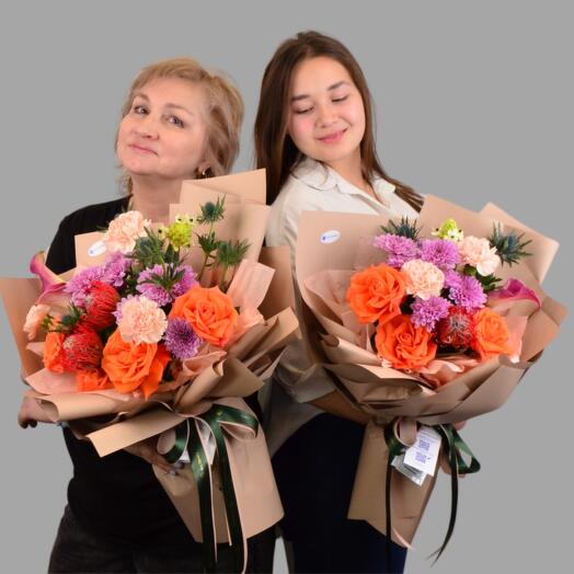 Мама и Дочка (2 букета)