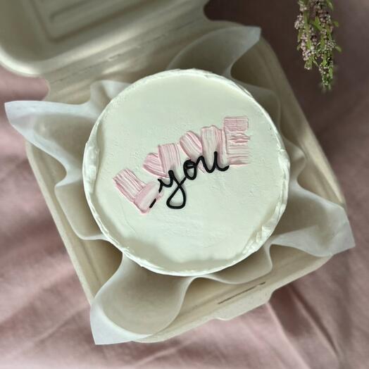Бенто-торт Love you
