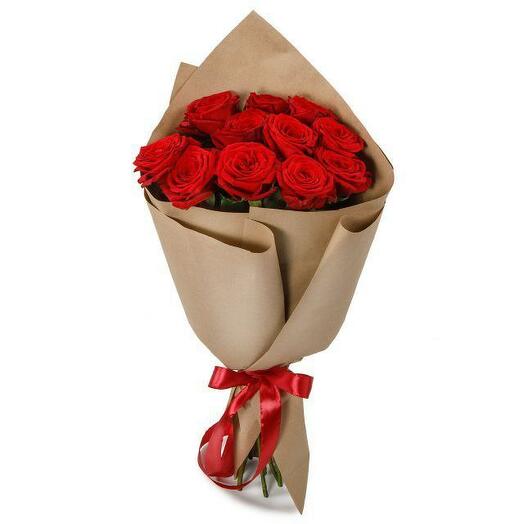 Букет из 11 красных роз Россия