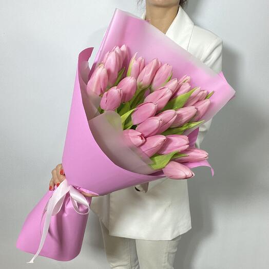 Pink tulips