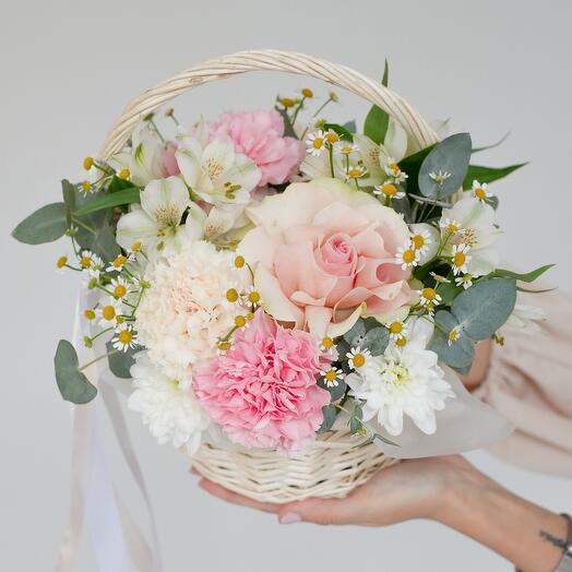 Cesta de flores