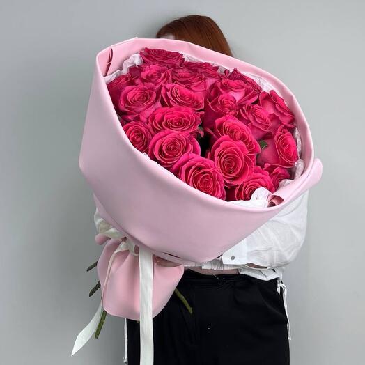 Mono ramo de 25 rosas brillantes