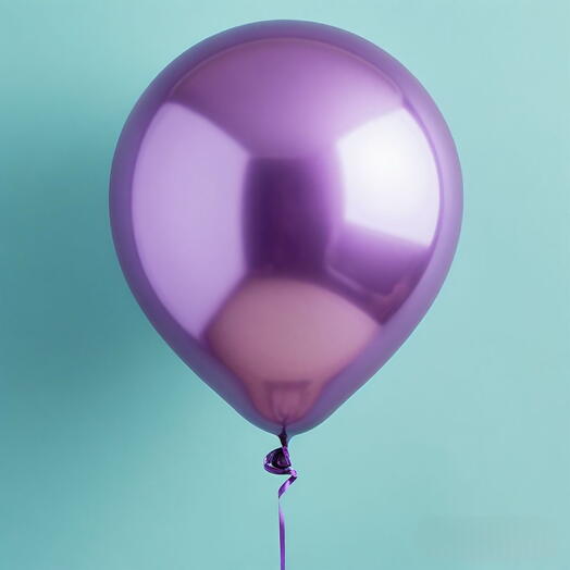 Латекс шар гелий 30см, фиолетовый хром. Latex helium ballon 30sm, purple chrome
