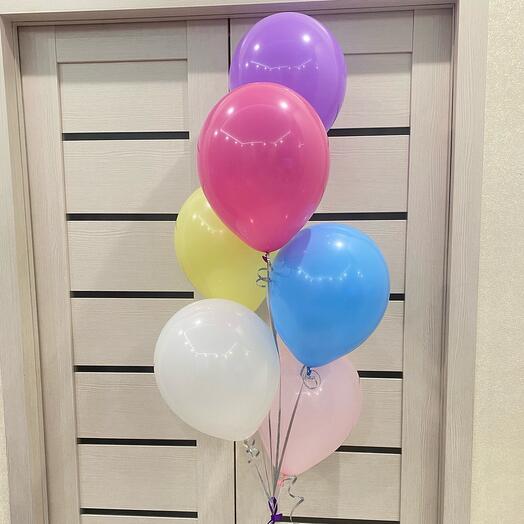 Фонтан из 6 Шаров ассорти