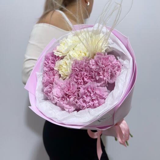 Воздушные диантусы и сухоцветы 🤍 Камелия Flowers Shop