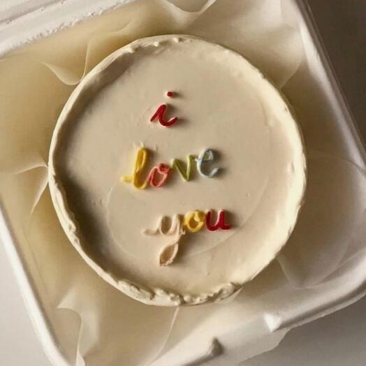 Бенто торт i love you