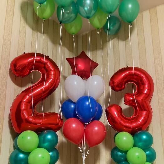 Фотозона на 23 февраля