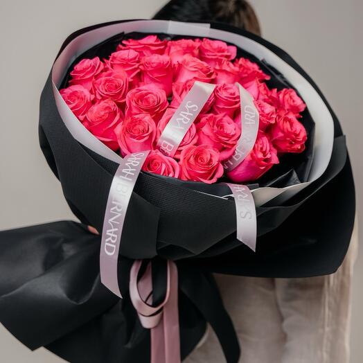 Прекрасный букет из голландских роз