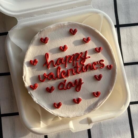 Бенто «happy valentines day» на день святого Валентина