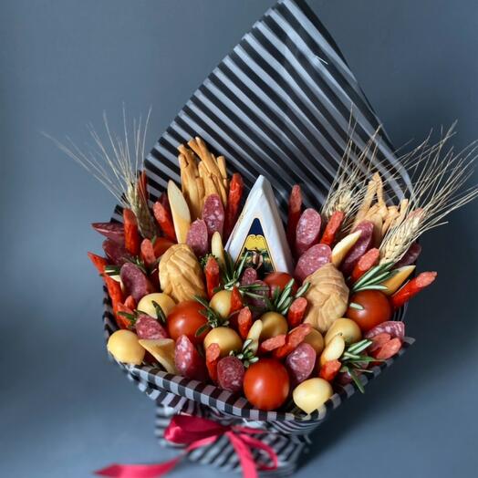Bouquet with sausages "Delicious"