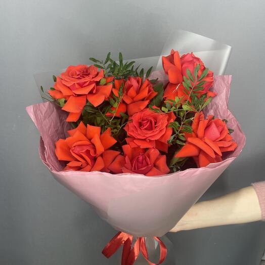 Букет из Французской вывернутой  розы 🌹