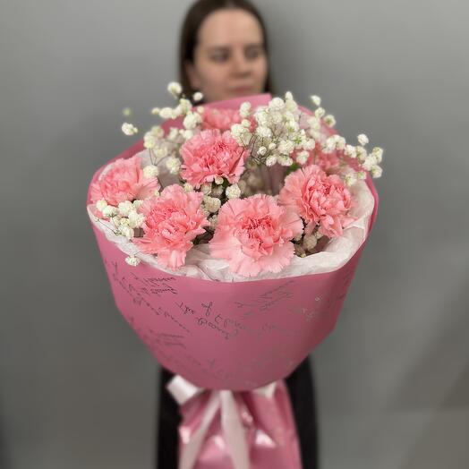 Букет из 7 гвоздик