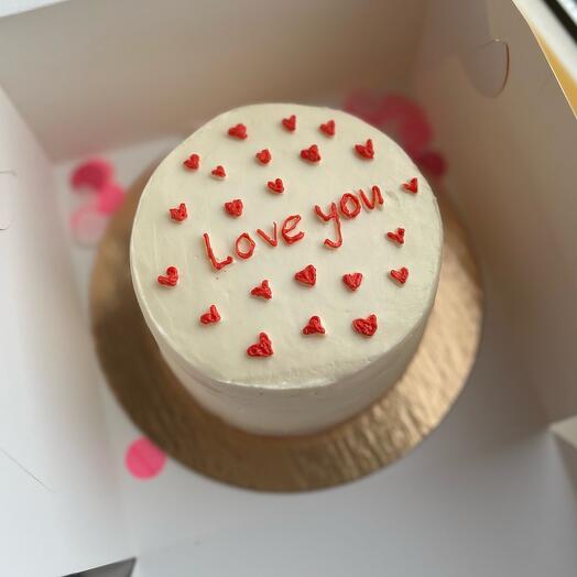 Бенто торт «Люблю тебя»