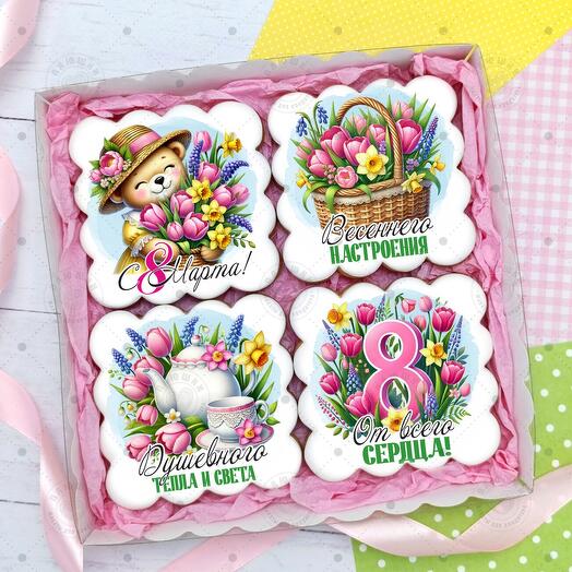 Имбирные пряники к 8 марта