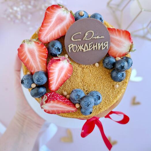 Медовик на день рождения/ подарок/ любимому, мужу, сыну, брату, сестре, подруге, бабушке