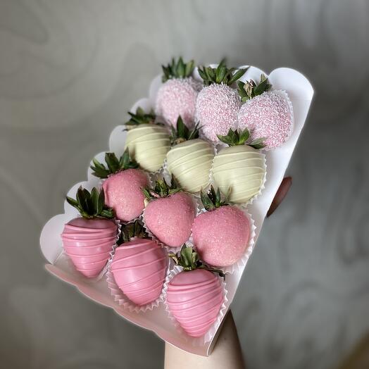 Бело-розовый шоколад