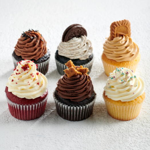 Assorted Cupcakes (6 Pieces)