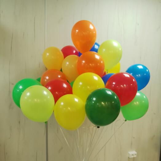 25 гелиевых шаров