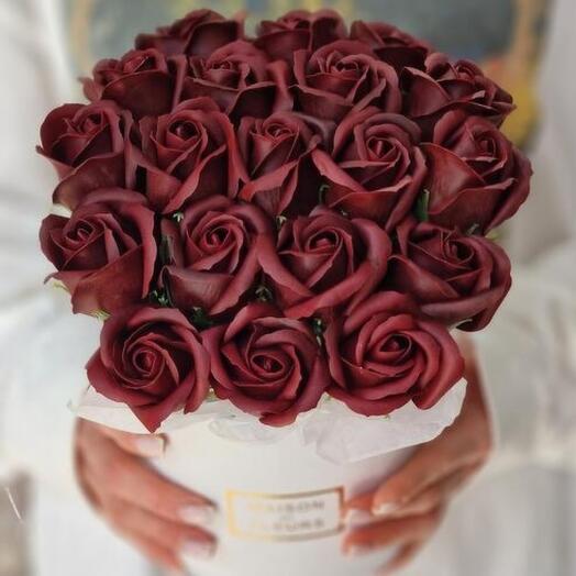 Мыльные розы Бордо🌹