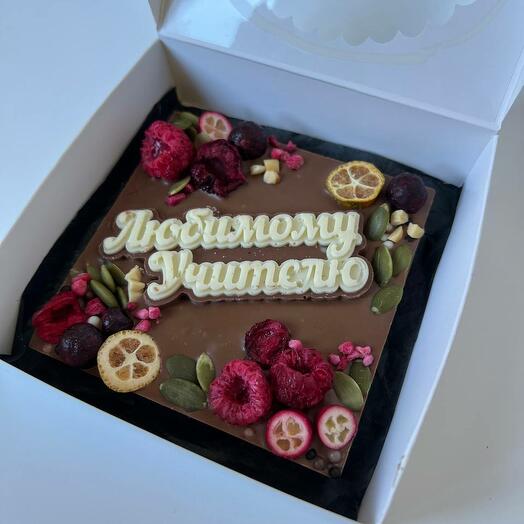 Плитка шоколада Любимому Учителю