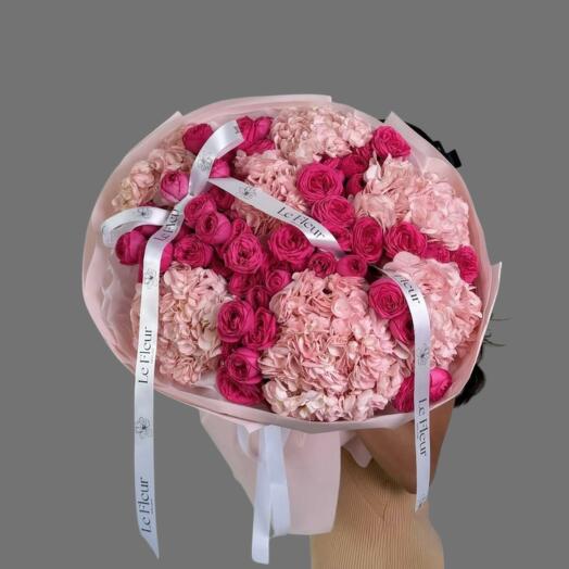 Букет Цветочная акварель