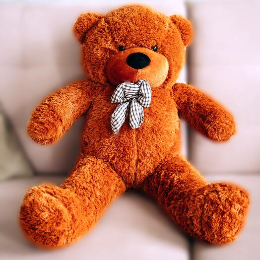 Large chocolate teddy bear 80 cm