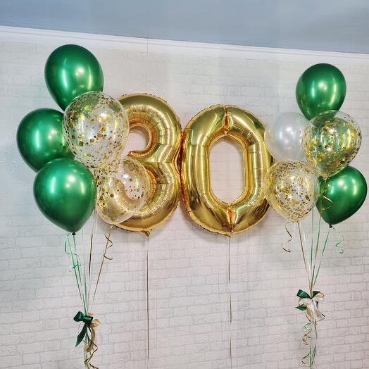Шары к юбилею 30 лет