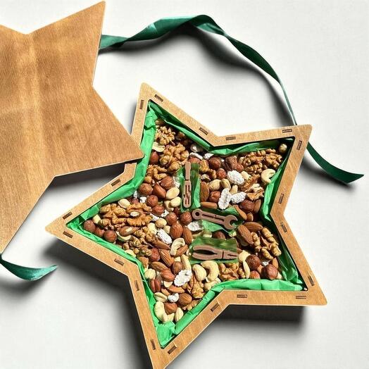 Деревянная шкатулка «Звезда»