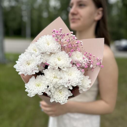 Букет из хризантем