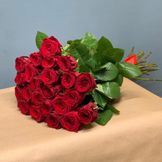 Красные розы 21ш