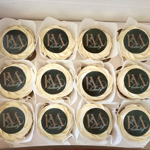 Капкейки набор 12 шт на открытие студии, на день рождения