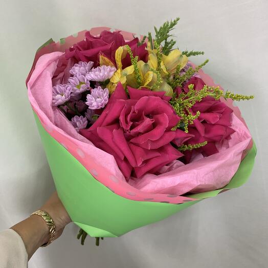 Роза пинк ( альстромерия )