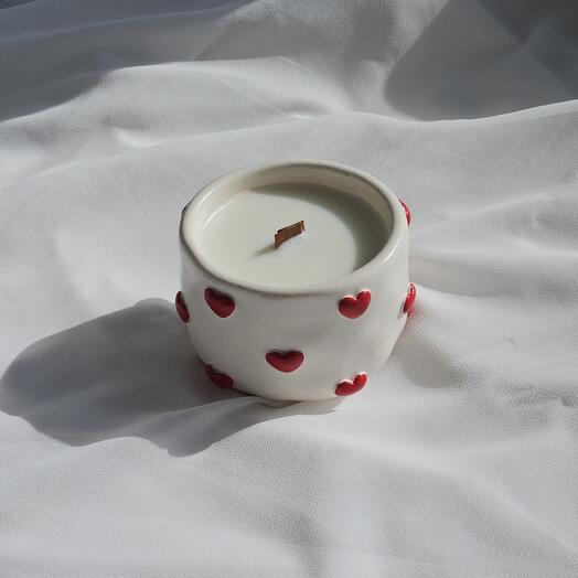 Тысяча желаний ~ ароматическая свеча ~ сердца